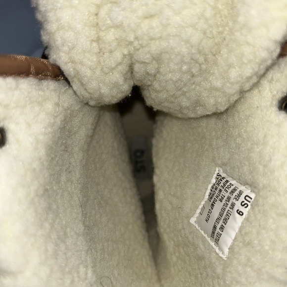 Womens Winter Boots, Waterproof Leather,fabric,rubber Fleece Boots (Size 9M) STQ - Picture 11 of 16